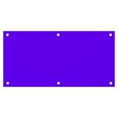 Color Electric Indigo Banner And Sign 6  X 3  by Kultjers