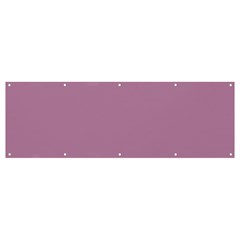 Color Mauve Banner And Sign 12  X 4  by Kultjers