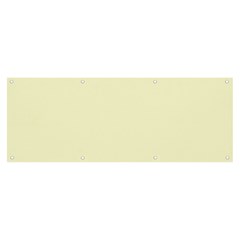 Color Light Goldenrod Yellow Banner And Sign 8  X 3  by Kultjers