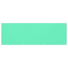 Color Aquamarine Banner And Sign 9  X 3  by Kultjers