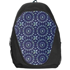 Kaleidoscope Deep Purple Backpack Bag by Mazipoodles