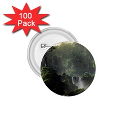 Waterfall River Fantasy Dream Planet Matte 1 75  Buttons (100 Pack)  by Uceng