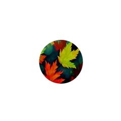 Leaves Foliage Autumn Nature Forest Fall 1  Mini Magnets by Uceng