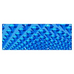 Diamond Pattern Banner And Sign 8  X 3  by Sparkle