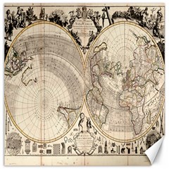 Mapa Mundi - 1774 Canvas 20  X 20  by ConteMonfrey