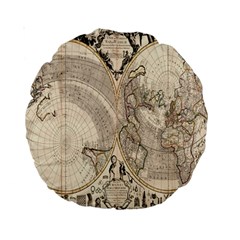 Mapa Mundi - 1774 Standard 15  Premium Round Cushions by ConteMonfrey