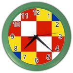 Antwerp Flag Color Wall Clock Front