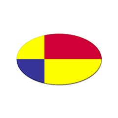 Kosicky Flag Sticker (oval) by tony4urban