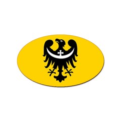 Dolnoslaskie Flag Sticker (oval) by tony4urban