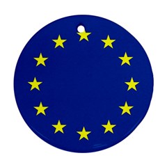Europe Round Ornament (two Sides) by tony4urban