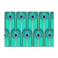 Gradient Art Deco Pattern Design Sticker A4 (10 Pack) by artworkshop