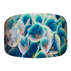 Hydrangeas-blossom-bloom-blue Mini Square Pill Box by Ravend
