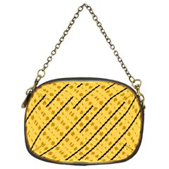 Background Yellow Background Chain Purse (one Side) by Ravend