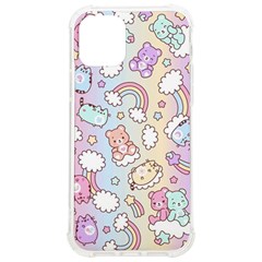 Pusheen Carebears Bears Cat Colorful Cute Pastel Pattern Iphone 12/12 Pro Tpu Uv Print Case by Sapixe