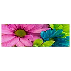 Flowers Wallpaper Banner And Sign 12  X 4  by artworkshop