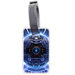 Ai Generated Digital Technology Computer Internet Luggage Tag (one Side) by Ravend
