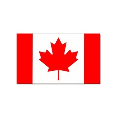Canada Flag Canadian Flag View Sticker Rectangular (100 Pack) by Ravend