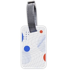 Computer Network Technology Digital Science Fiction Luggage Tag (one Side) by Ravend