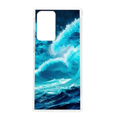 Ai Generated Waves Ocean Sea Tsunami Nautical Sea Samsung Galaxy Note 20 Ultra Tpu Uv Case by Ravend
