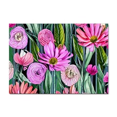 Floral Watercolor Sticker A4 (10 Pack) by GardenOfOphir