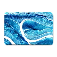 Blue Wave Small Doormat by GardenOfOphir