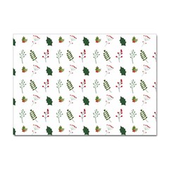 Leaves Mistletoe Plants Winter Sticker A4 (10 Pack) by Ravend