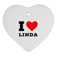 I Love Linda  Ornament (heart) by ilovewhateva