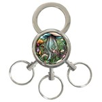 Craft Mushroom 3-Ring Key Chain Front