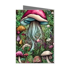 Craft Mushroom Mini Greeting Cards (pkg Of 8) by GardenOfOphir