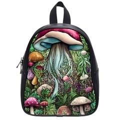 Craft Mushroom School Bag (small) by GardenOfOphir