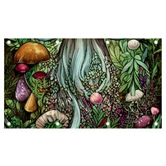 Craft Mushroom Banner And Sign 7  X 4  by GardenOfOphir
