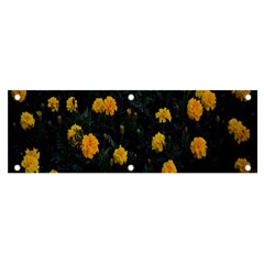 Bloomed Yellow Petaled Flower Plants Banner And Sign 6  X 2  by artworkshop