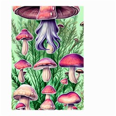 Natural Mushrooms Small Garden Flag (two Sides) by GardenOfOphir