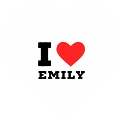 I Love Emily Wooden Puzzle Heart by ilovewhateva