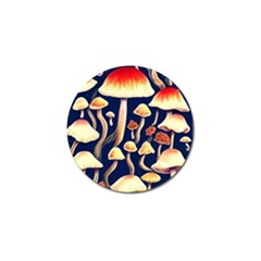 Natural Mushroom Fairy Garden Golf Ball Marker (4 Pack) by GardenOfOphir