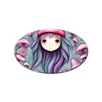 Witchy Mushroom Forest Sticker Oval (10 pack) Front