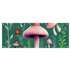 Tiny Historical Mushroom Banner And Sign 8  X 3  by GardenOfOphir