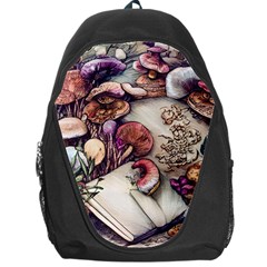 Dainty Mushroom Pendant Backpack Bag by GardenOfOphir