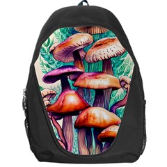 Witchy Mushrooms In The Woods Backpack Bag by GardenOfOphir
