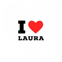 I Love Laura Wooden Puzzle Heart by ilovewhateva