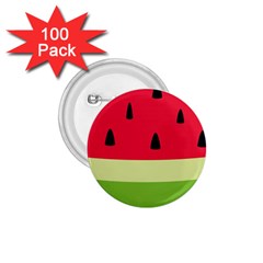 Watermelon Fruit Food Healthy Vitamins Nutrition 1 75  Buttons (100 Pack)  by Wegoenart