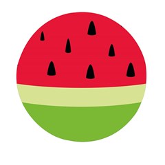 Watermelon Fruit Food Healthy Vitamins Nutrition Mini Round Pill Box (pack Of 5) by Wegoenart