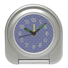 Blue Diamonds Travel Alarm Clock by Sparkle