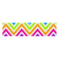 Bright Chevron Banner And Sign 4  X 1  by GardenOfOphir