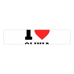 I Love Olivia Velvet Scrunchie by ilovewhateva