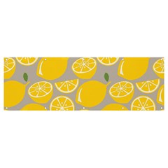 Lemon Background Lemon Wallpaper Banner And Sign 12  X 4  by Semog4