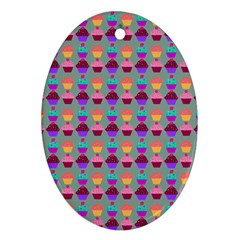 Pattern 209 Oval Ornament (two Sides) by GardenOfOphir