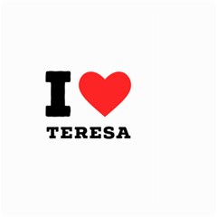 I Love Teresa Large Garden Flag (two Sides) by ilovewhateva