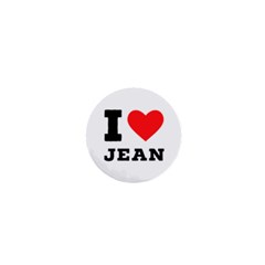 I Love Jean 1  Mini Magnets by ilovewhateva