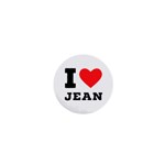 I love jean 1  Mini Magnets Front